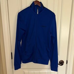 Bench Blue Zip Up Sweater with Standing Collar Men's Size M
